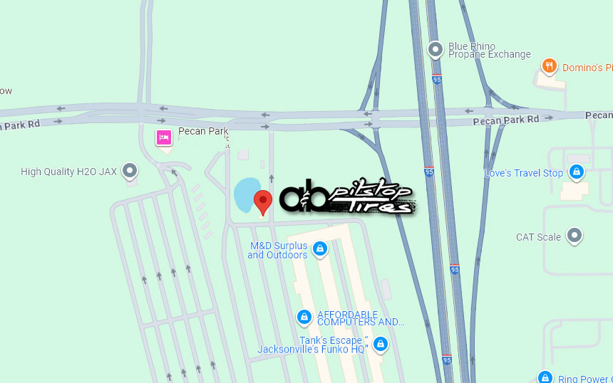 pp_map A&B Pitstop Tire 614 Pecan Park Rd, Jacksonville, Fl 32218